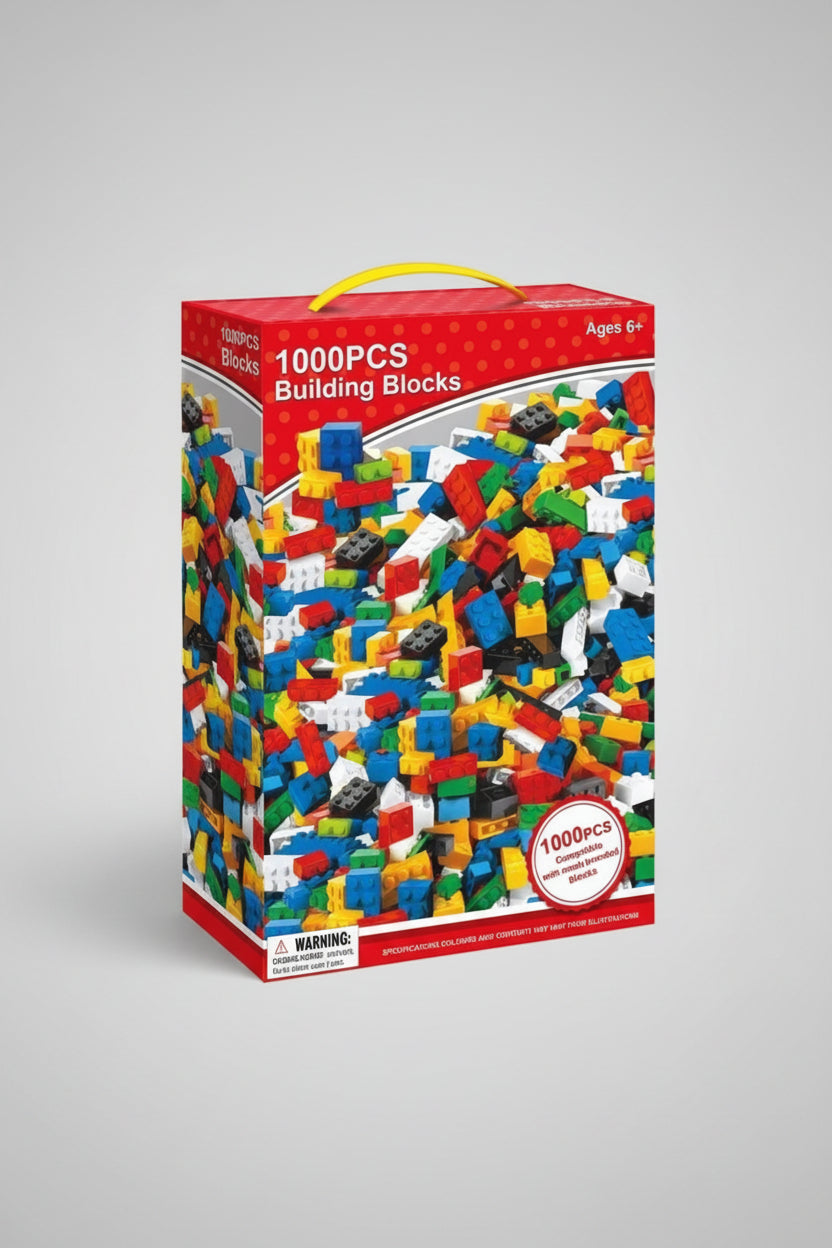Juego 1000 Bloques Ladrillos De Encastre Calidad