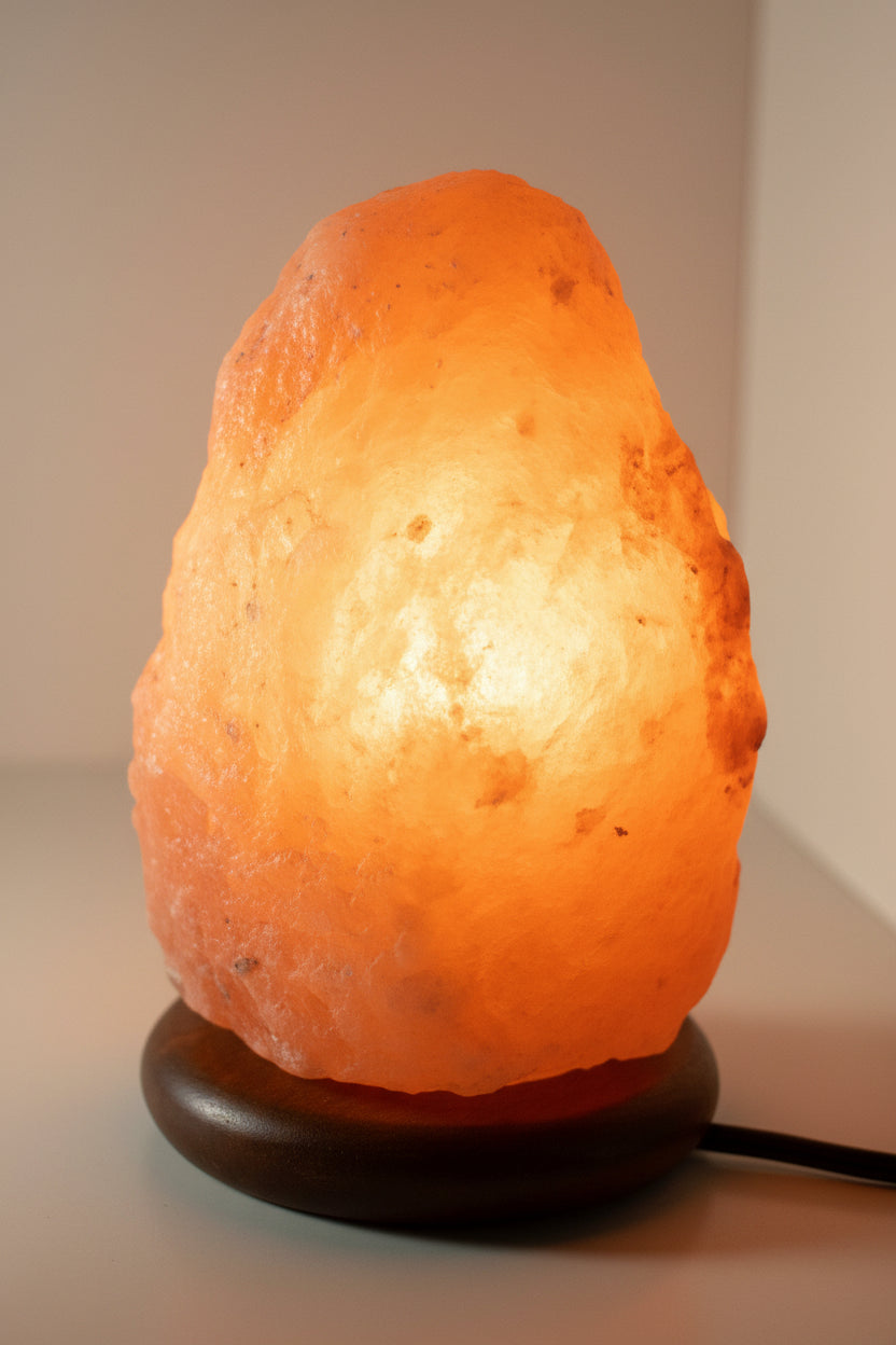 Lampara De Sal Luz Del Himalaya 2 A 3 Kg Con Dimer