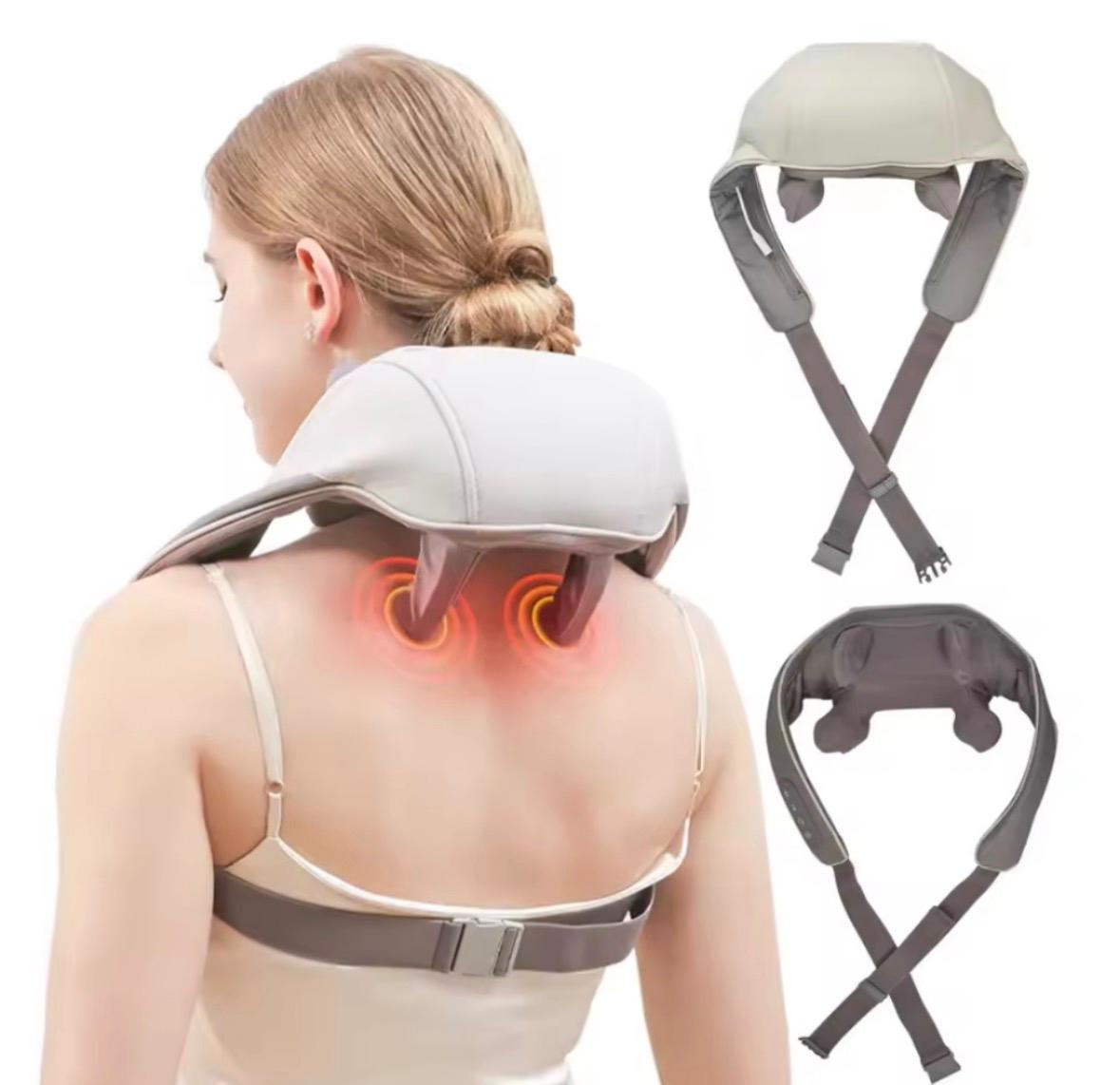 Masajeador Eléctrico Espalda Cuello Estimula Calor