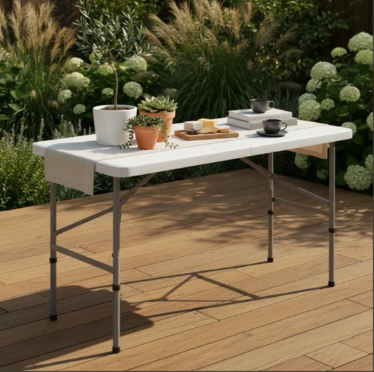 Mesa plegable tipo valija