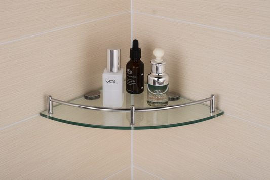 ESQUINERO DE BAÑO DE VIDRIO
