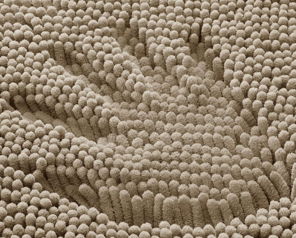 ALFOMBRA DE BAÑO CHENILLE ANTIDESLIZANTE CALIDAD PREMIUM