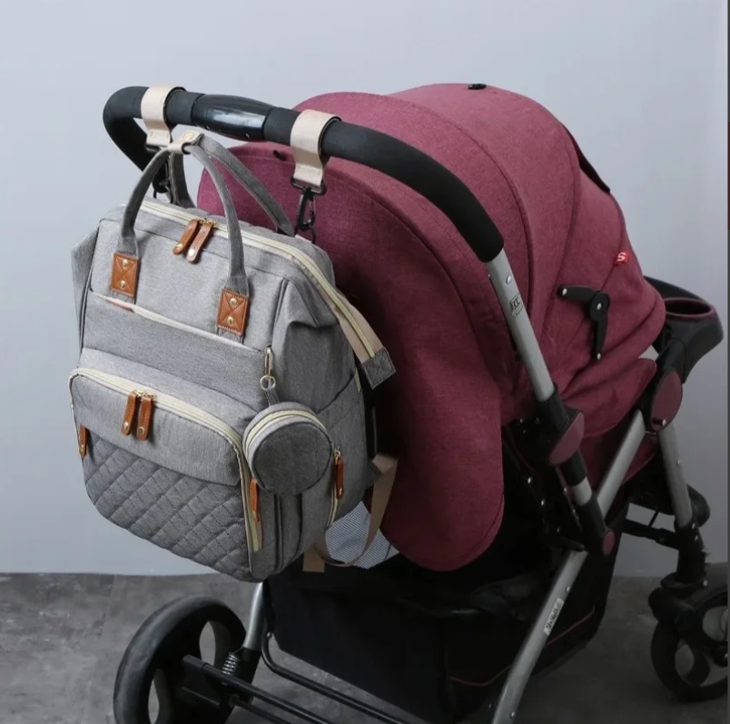 BOLSO MATERNAL CON CUNA CAMBIADOR EXTENSIBLE