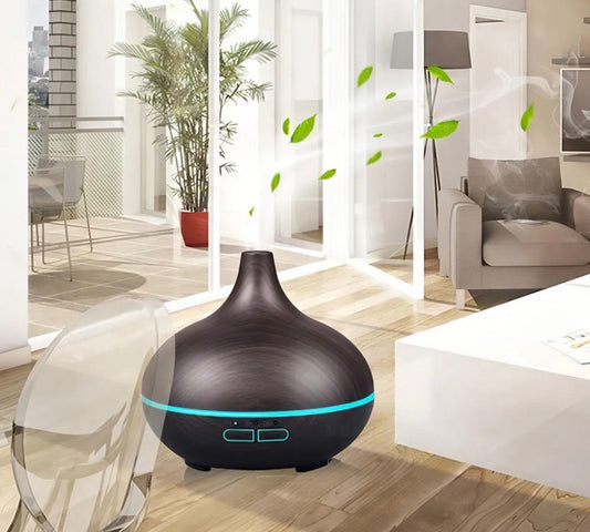 Aromatizador Difusor Eléctrico Luz Led + Aceite Regalo