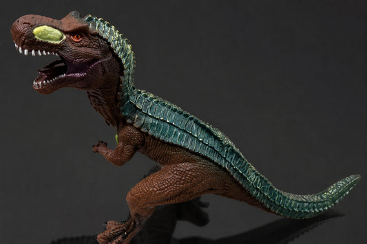 Dinosaurio Baryonyx Grande De Goma Con Sonido Real 40cm Largo X 30cm Altura