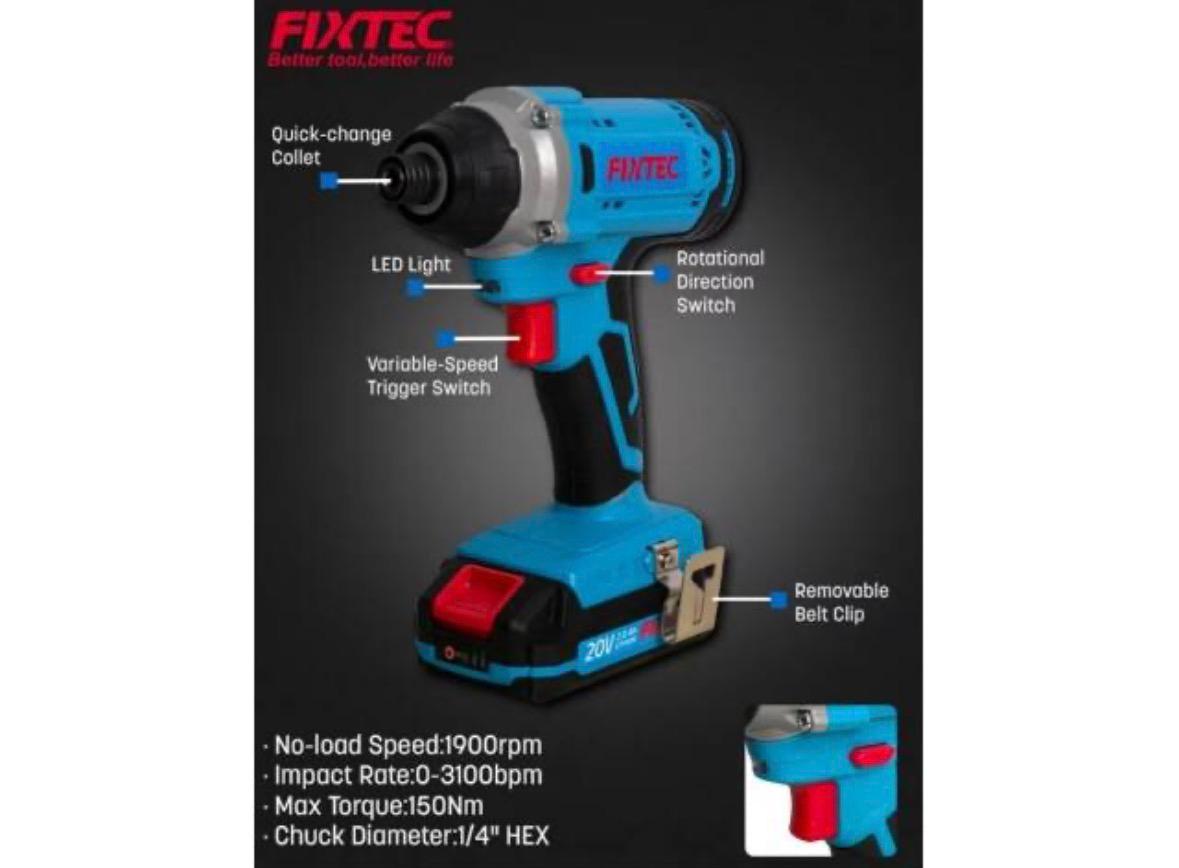 Llave Atornillador De Impacto A Batería Inalámbrico 20v
