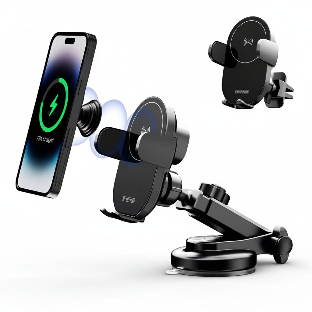 Soporte De Celular Para Auto Con Carga Rapida Magnética