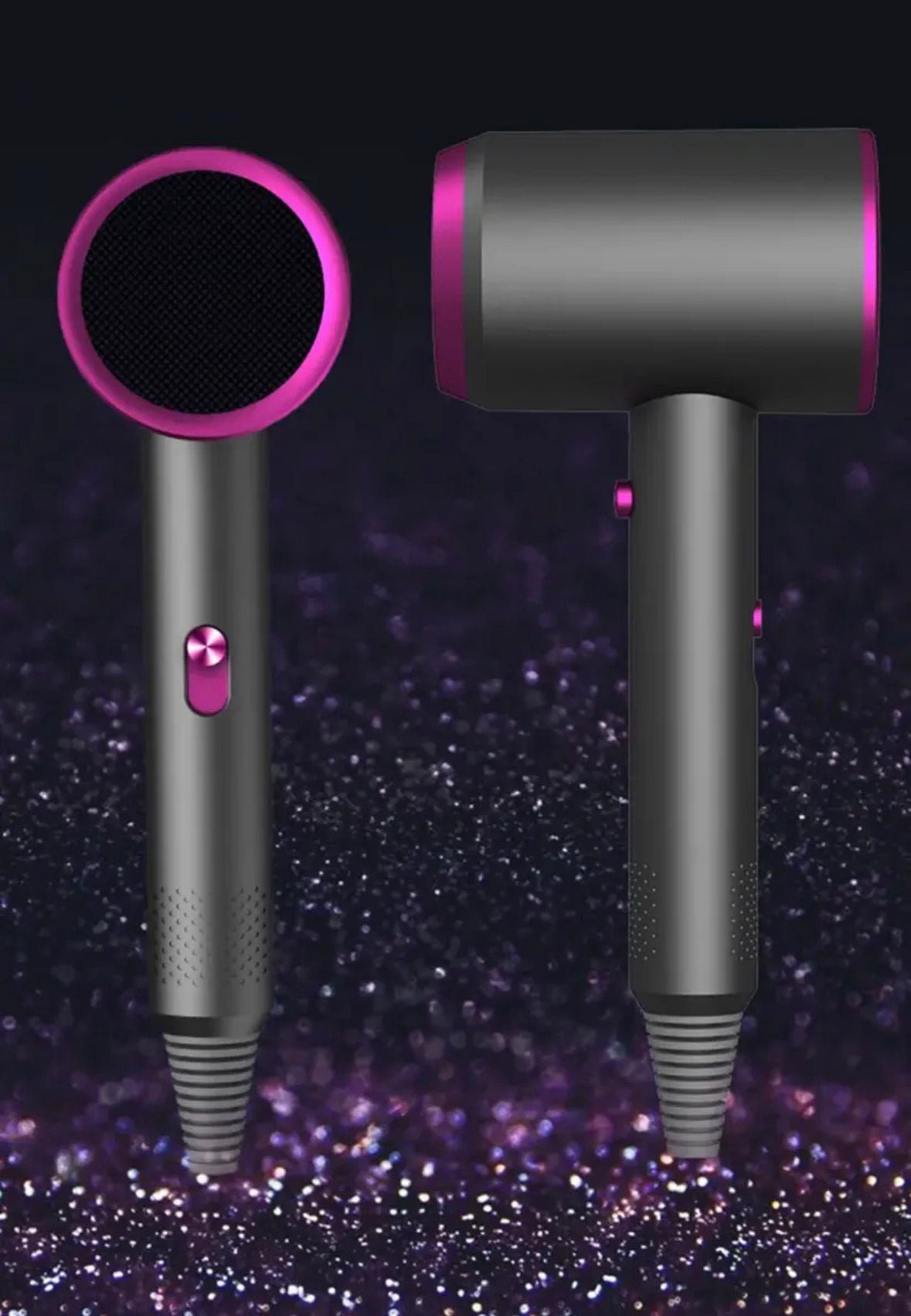 Secador De Pelo Iónico Con Accesorios