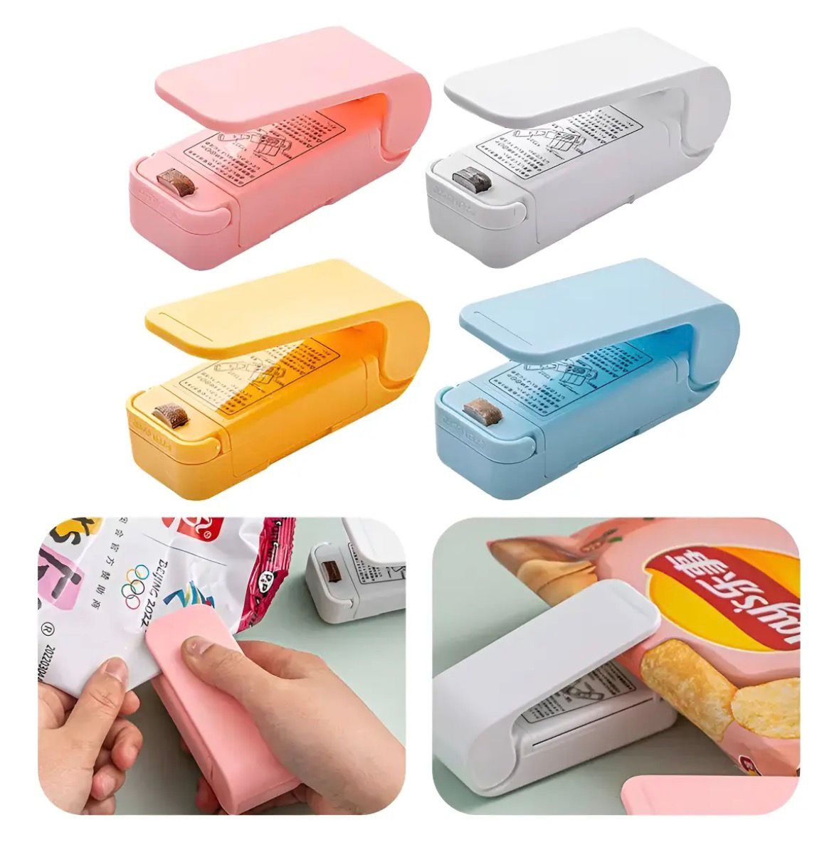 Mini Sellador Portatil Para Bolsas De Alimentos Cocina