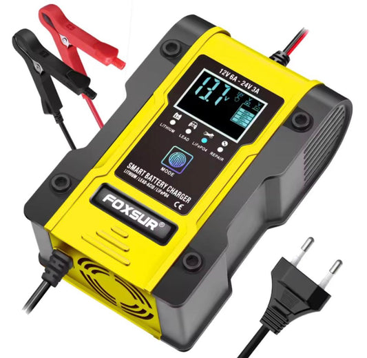 Cargador De Batería Inteligente Automático 12-24v Gel Acido