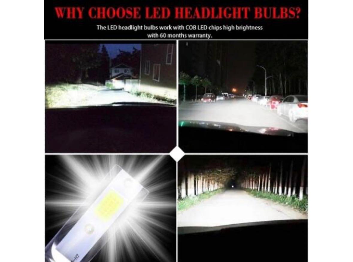 Lámparas Led H4 Luces Auto Corta Larga 6500k 3800lm