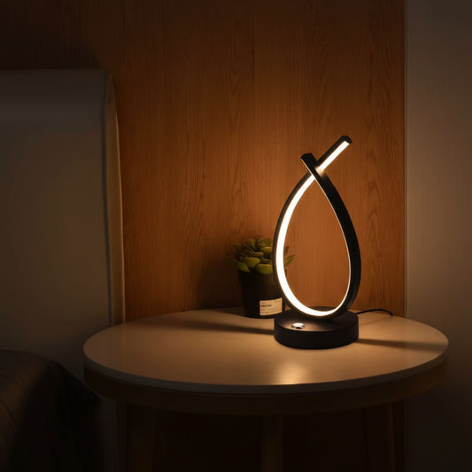 Lampara Led De Mesa Táctil Minimalista Luz Cálida